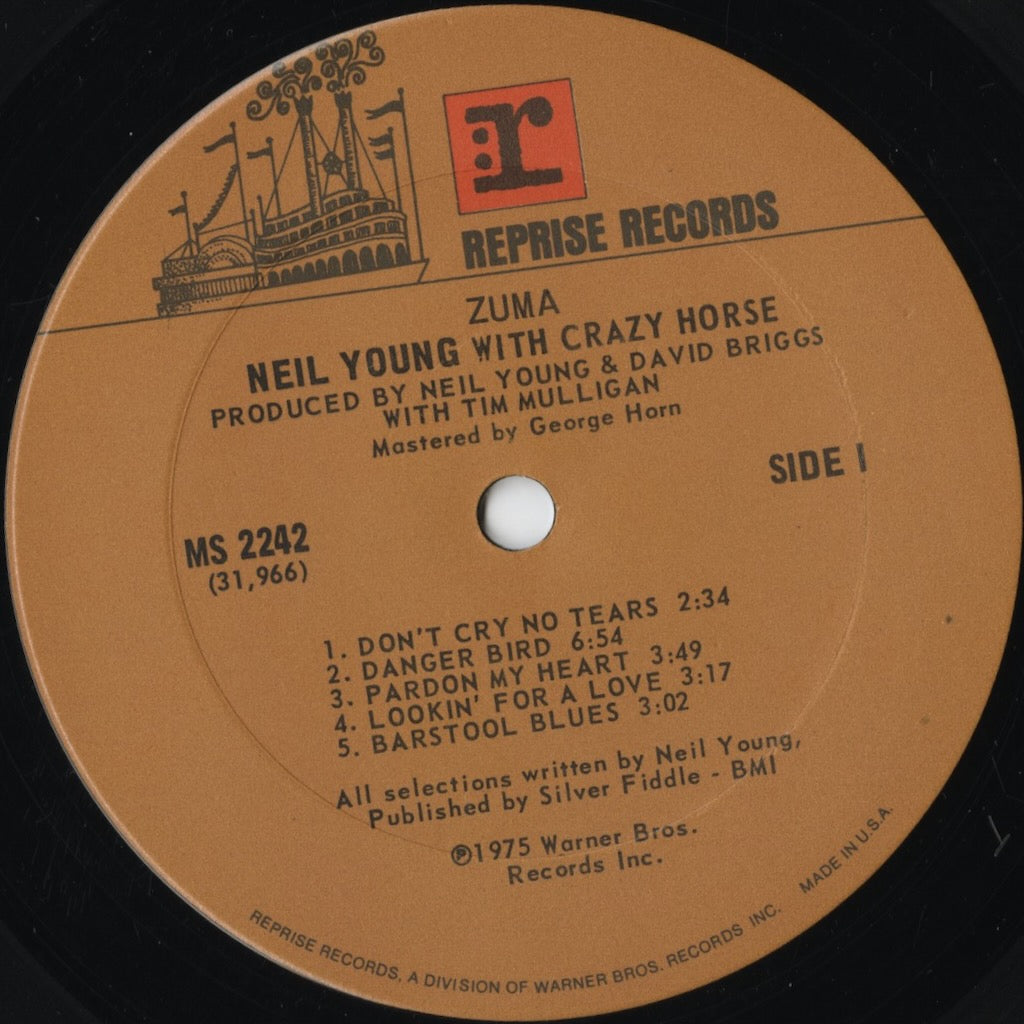 Neil Young『Zuma』MS 2242 中古レコード 通販｜VOXMUSIC – VOXMUSIC