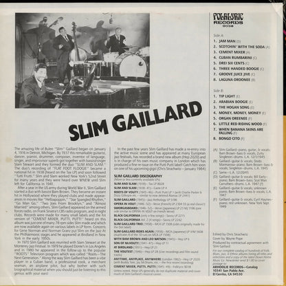Slim Gailard / スリム・ゲイラード / Cement Mixer Put-Ti Put-Ti (9038)