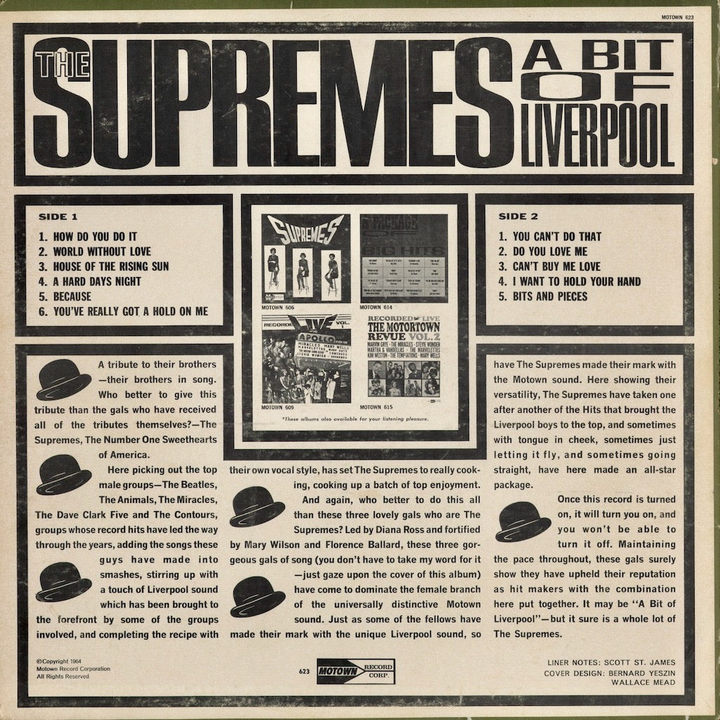 The Supremes - A Bit Of Liverpool (MS-623) 1964 US Motown｜中古LP