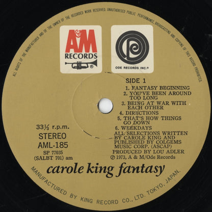 Carole King / キャロル・キング / Fantasy (AML 185)