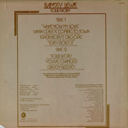 Ramsey Lewis / ラムゼイ・ルイス / Solid Ivory (CA 50058)