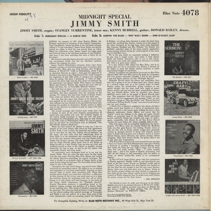 Jimmy Smith / ジミー・スミス / Midnight Special (BLP-4078)