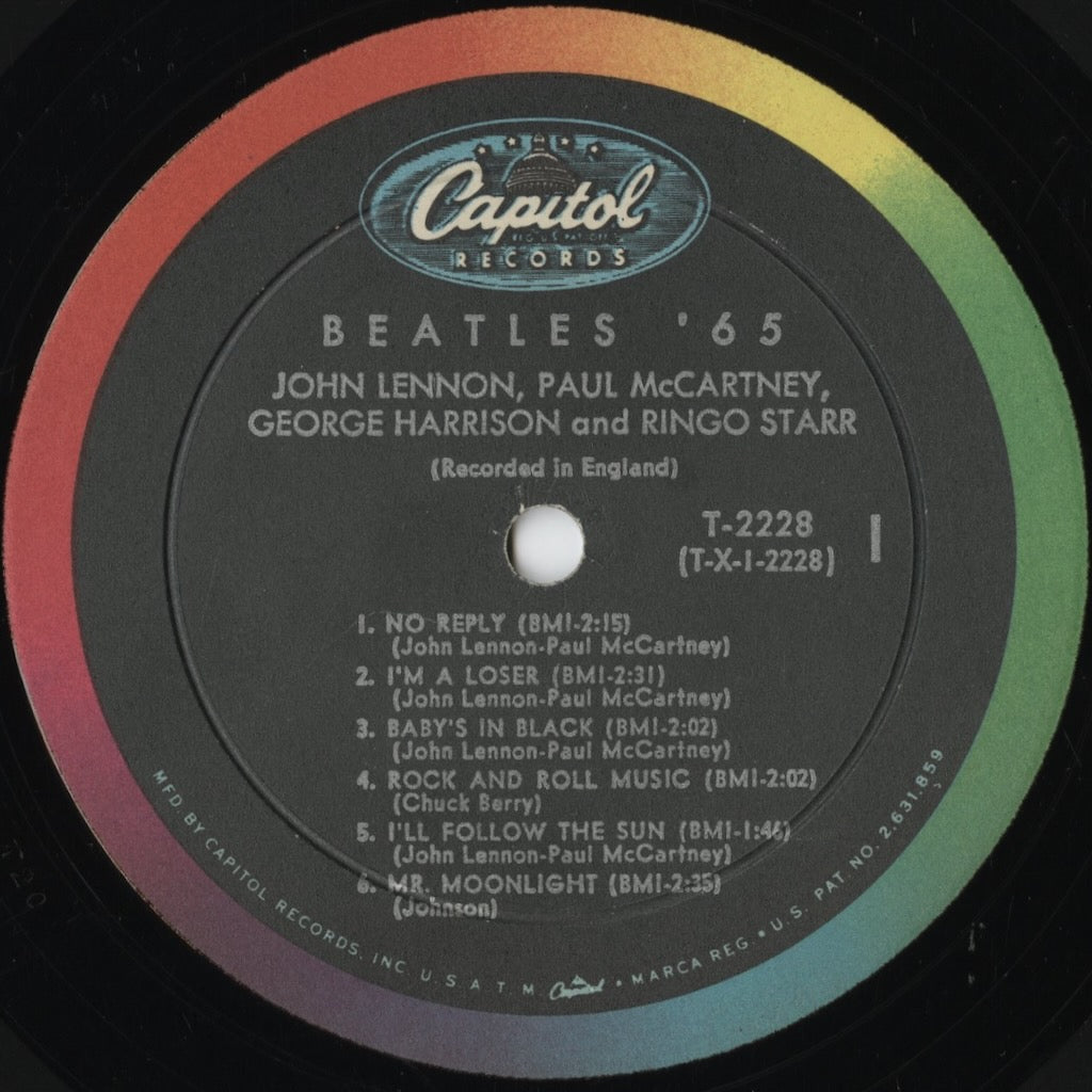 The Beatles – Beatles '65 (T-2228) LP 1964 US Capitol | 中古LP