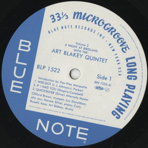 Art Blakey / アート・ブレイキー / A Night At Birdland Volume 2 (BLP 1522)