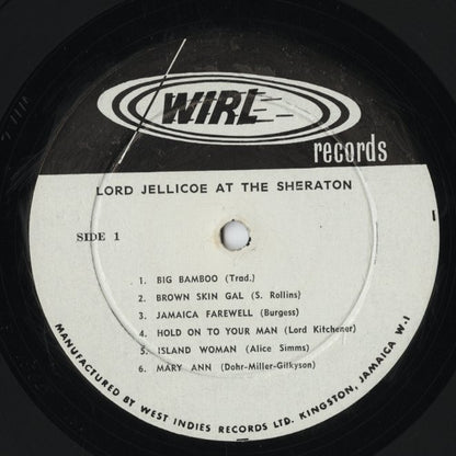 Lord Jellicoe & His Calypso Monarchs - Lord Jellicoe At The Sheraton (WIRL. 1040) LP 1960's Jamaica WIRL｜中古LP