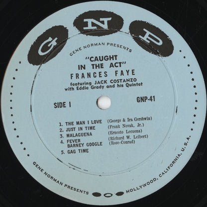 Frances Faye / フランシス・フェイ / Caught In The Act (GNP-41)