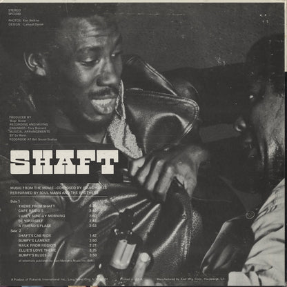 Soul Mann & The Brothers / ソウル・マン・アンド・ザ・ブラザーズ / Shaft (SPC3290)