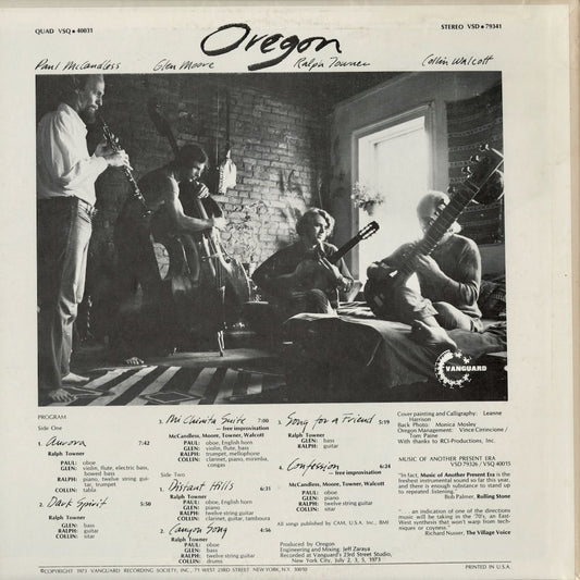Oregon - Distant Hills (VSD-79341) 1973 US Vanguard｜中古LP