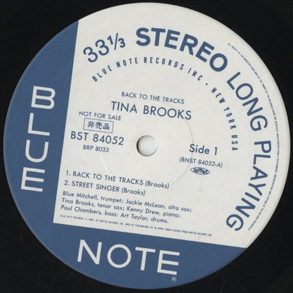 Tina Brooks / ティナ・ブルックス / Back To The Tracks (BRP 8033)