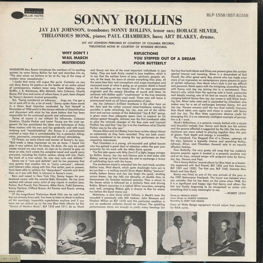 Sonny Rollins - Volume 2 (BST 81558) 1972 US Blue Note｜中古LP