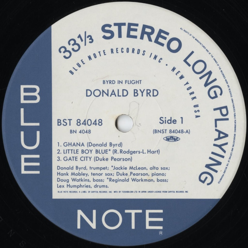 Donald Byrd / ドナルド・バード / Byrd In Flight (BN 4048)