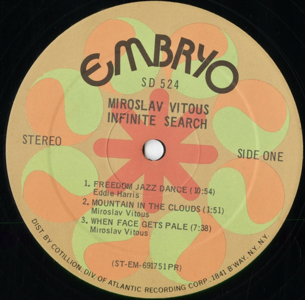 Miroslav Vitous - Infinite Search (SD 524) 1970 US Embryo｜中古LP