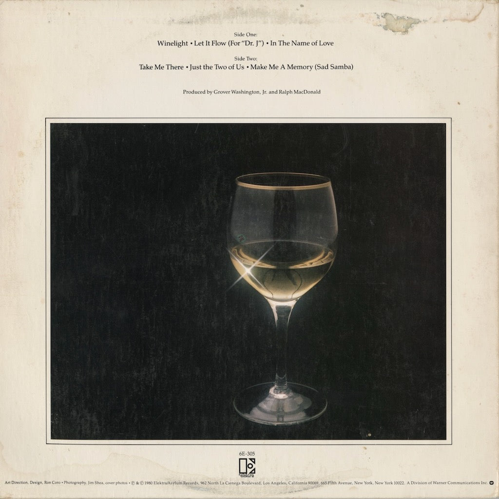 Grover Washington Jr. - Winelight (6E-305) 1980 US Elektra｜中古LP