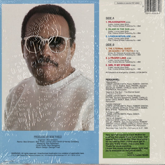 Lonnie Liston Smith / ロニー・リストン・スミス / Rejuvenation (FW 40063)