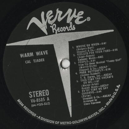 Cal Tjader / カル・ジェイダー / Warm Wave (V6-8585)