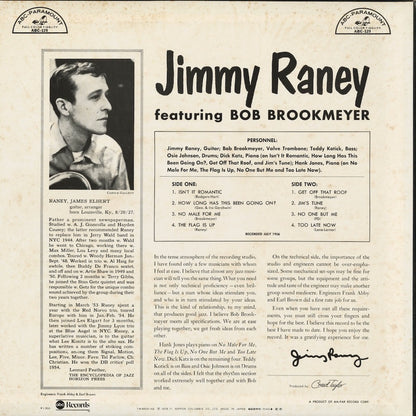 Jimmy Raney - Jimmy Raney Featuring Bob Brookmeyer (YW-8504-AB) 1976 JPN ABC｜中古LP