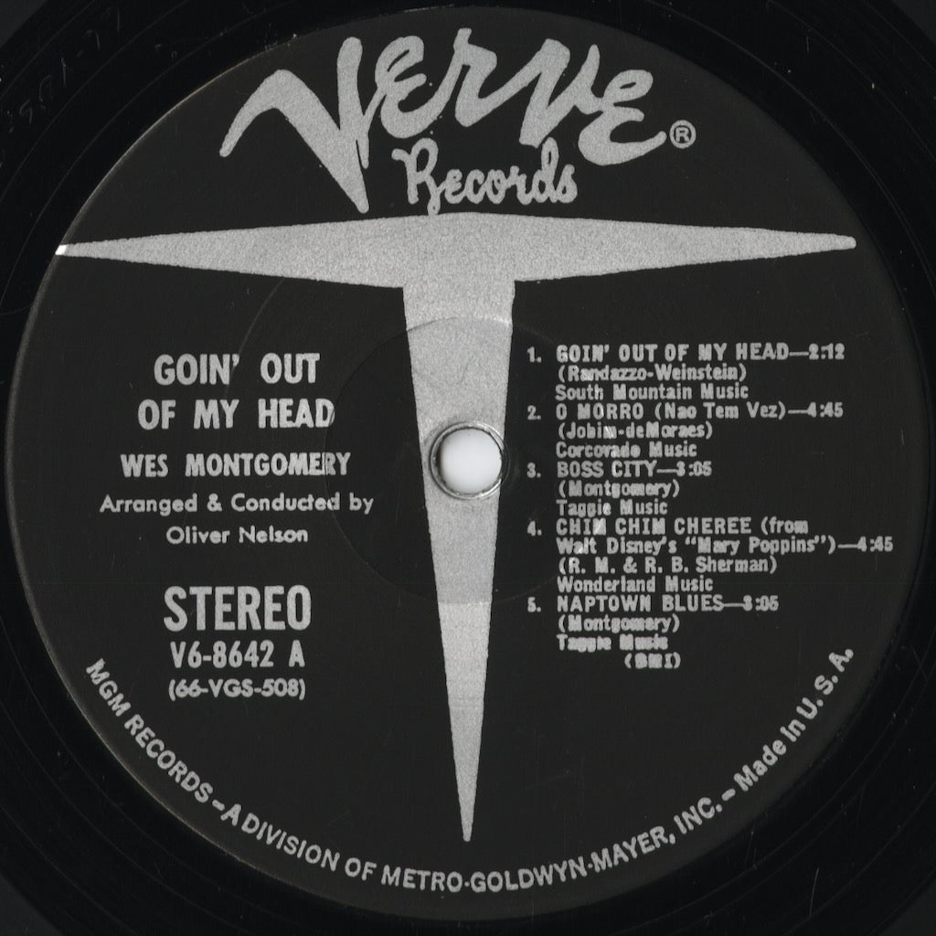 Wes Montgomery - Goin' Out of My Head (V6-8642) 1966 US Verve｜中古LP