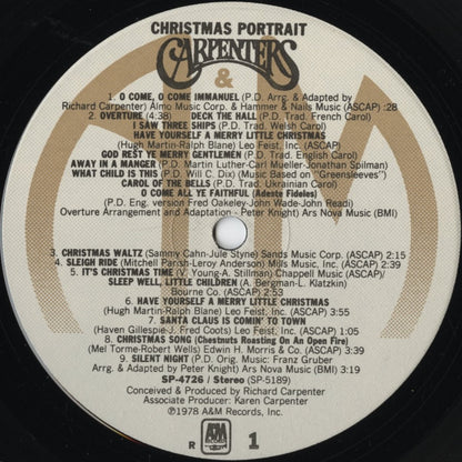 Carpenters / カーペンターズ / Christmas Portrait (SP-4726)