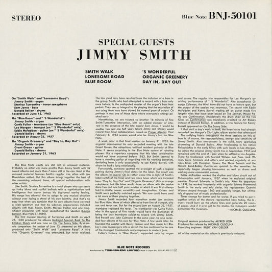 Jimmy Smith - Special Guests (BNJ-50101) 1984 JPN Blue Note｜中古LP