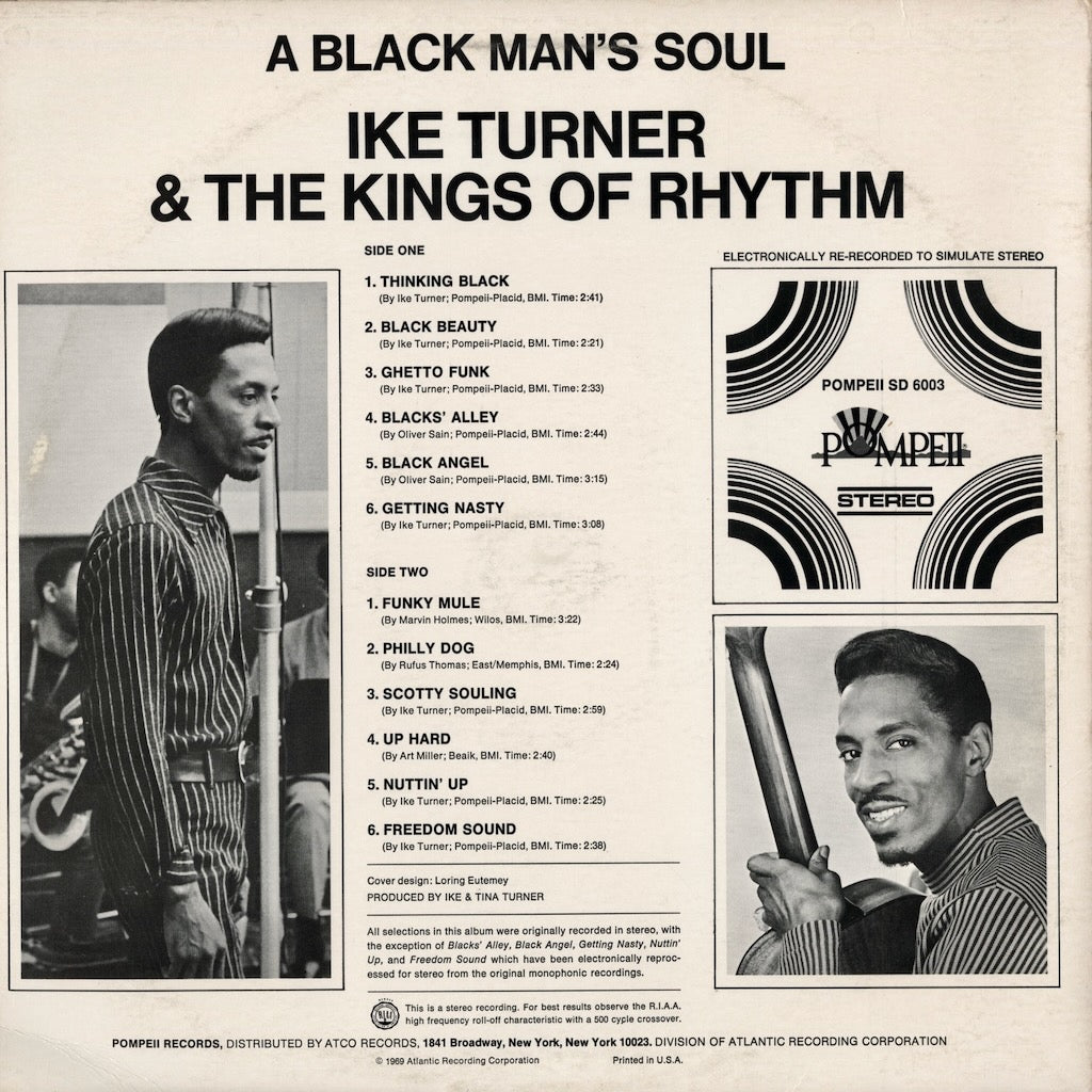 アイク・ターナー Black Man's Soul 中古レコード SD 6003 Ike Turner A Black Man's Soul 中古レコード 通販 | VOXMUSIC