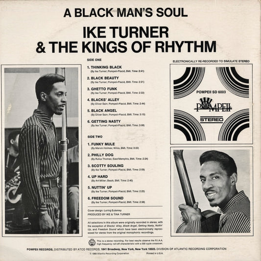Ike Turner - A Black Man's Soul (SD 6003) LP 1969 US Pompeii｜中古LP
