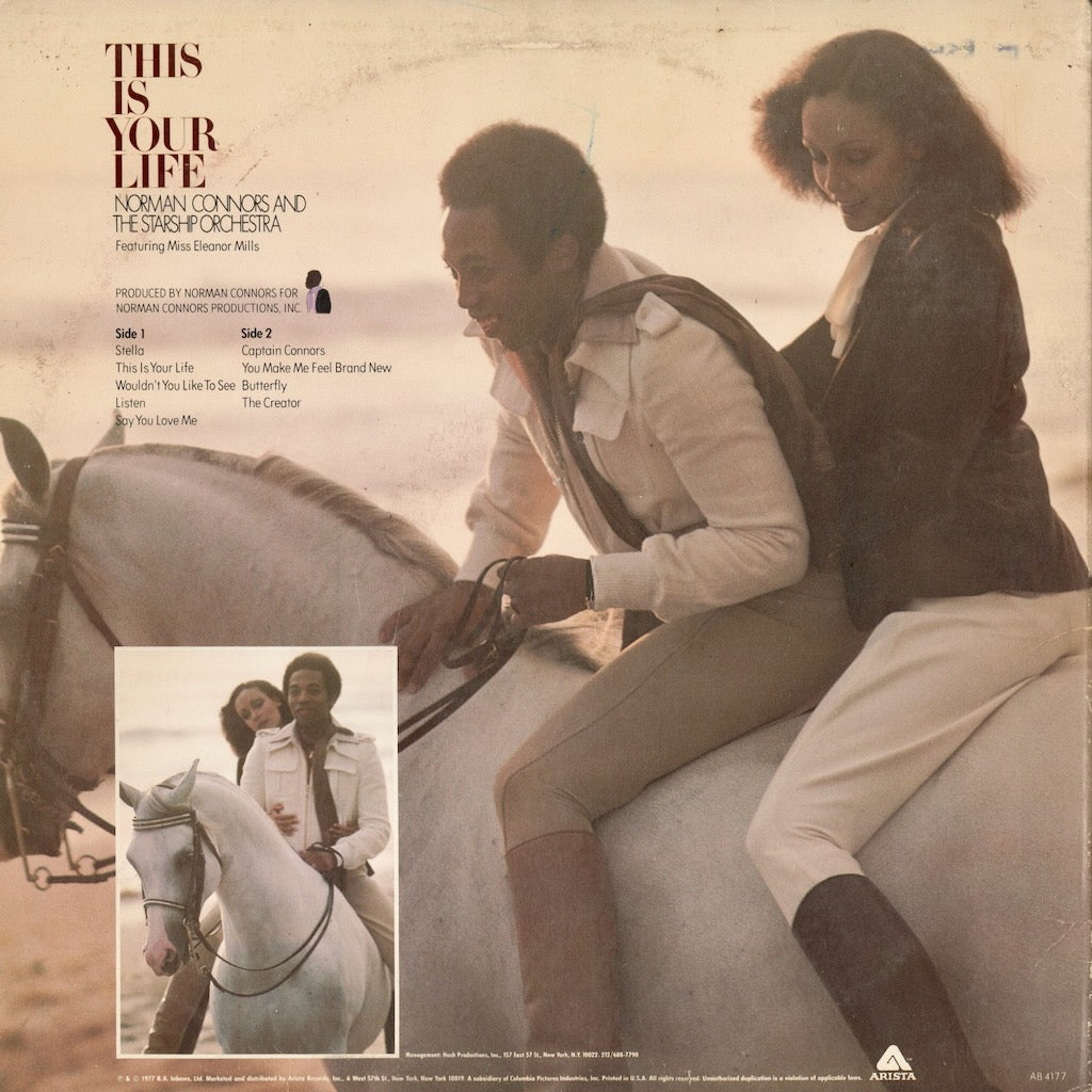 Norman Connors – This Is Your Life (AB 4177) LP 1977 US Arista｜中古LP