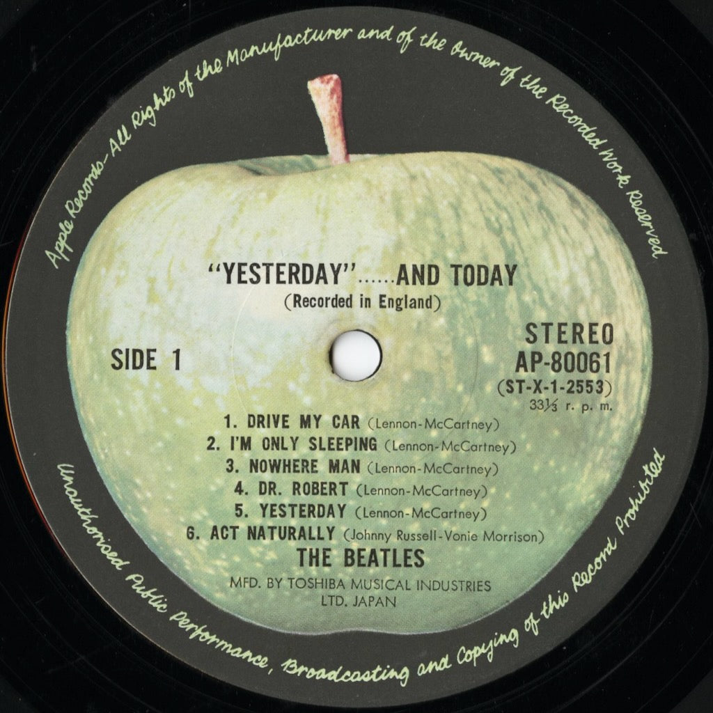 The Beatles / ビートルズ / "Yesterday"...... And Today (AP-80061)