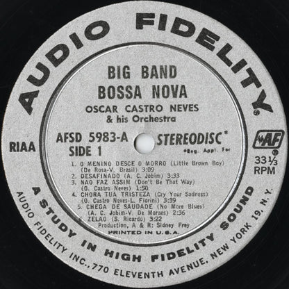 Oscar Castro-Neves & His Orchestra / オスカル・カストロ・ネヴィス / Big Band Bossa Nova (AFSD5983)