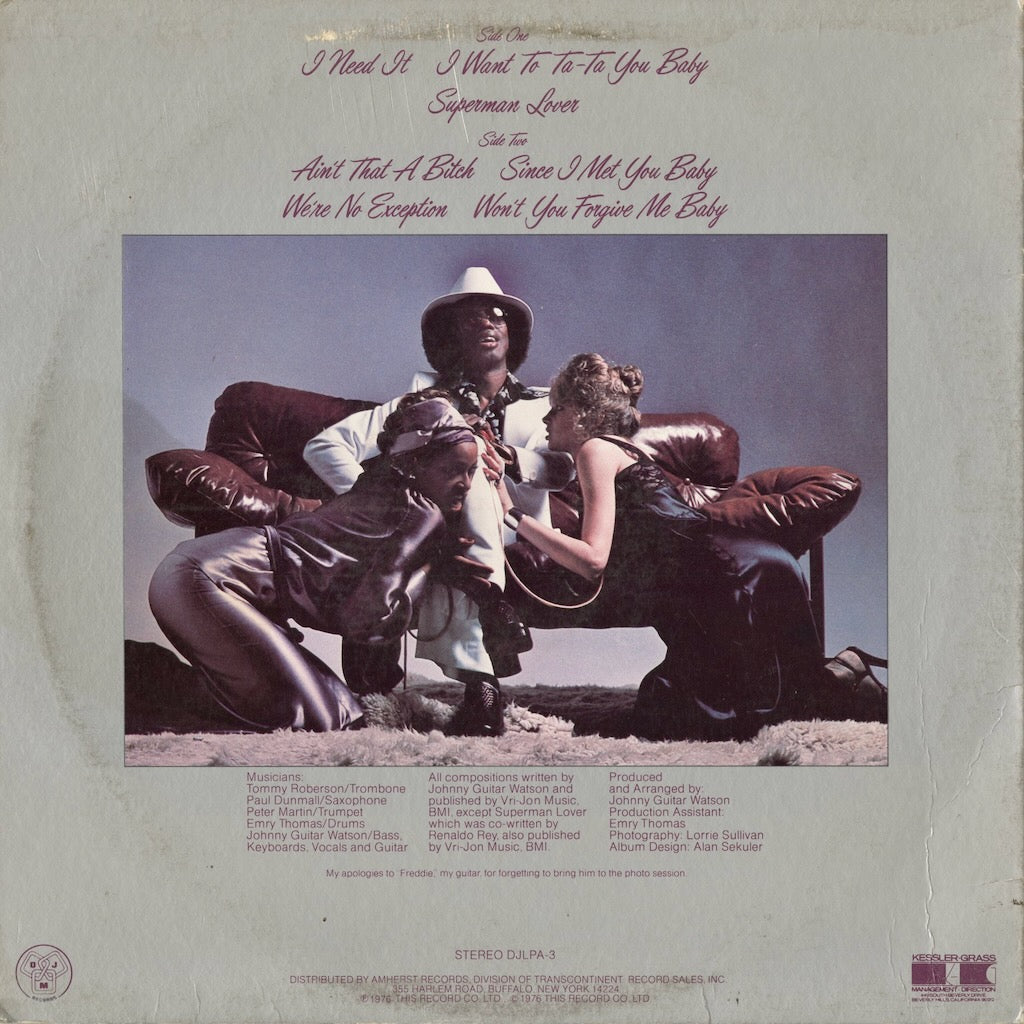 Johnny Guitar Watson – Ain't That A Bitch (DJLPA-3) 1976 US DJM Records | 中古LP