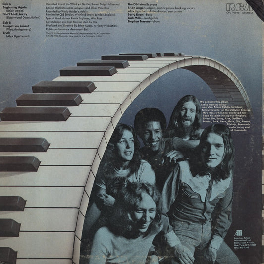 Brian Auger / ブライアン・オーガー / Live Oblivion Vol.1 (CPL1-0645)