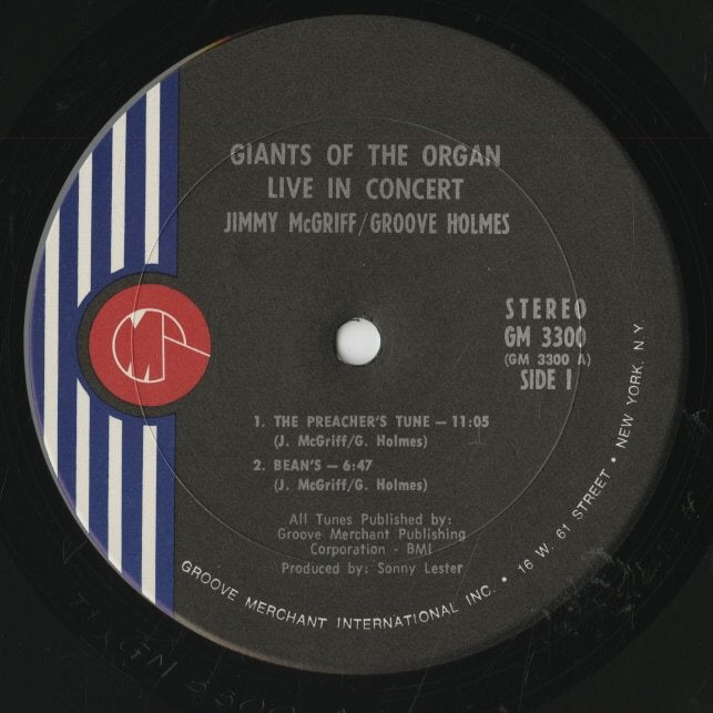 Jimmy McGriff / Groove Holmes / ジミー・マグリフ　グルーヴ・ホルムズ / Giants Of The Organ In Concert (GM 3300)