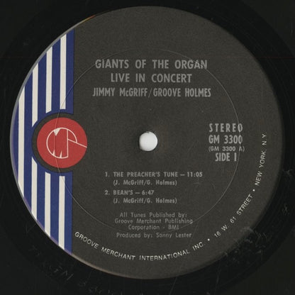 Jimmy McGriff / Groove Holmes / ジミー・マグリフ　グルーヴ・ホルムズ / Giants Of The Organ In Concert (GM 3300)