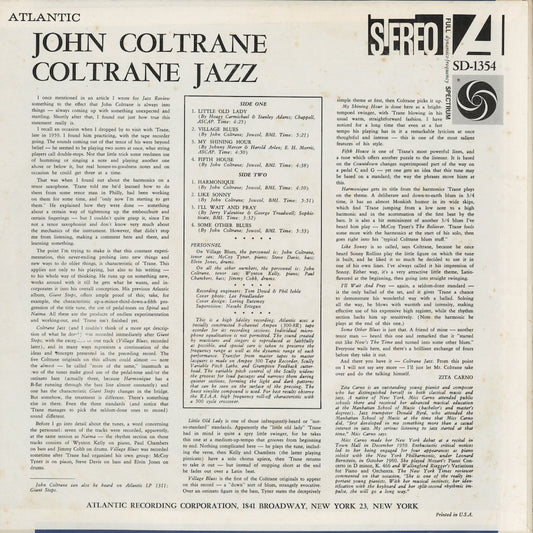 John Coltrane - Coltrane Jazz (SD 1354) 1975 US Atlantic｜中古LP