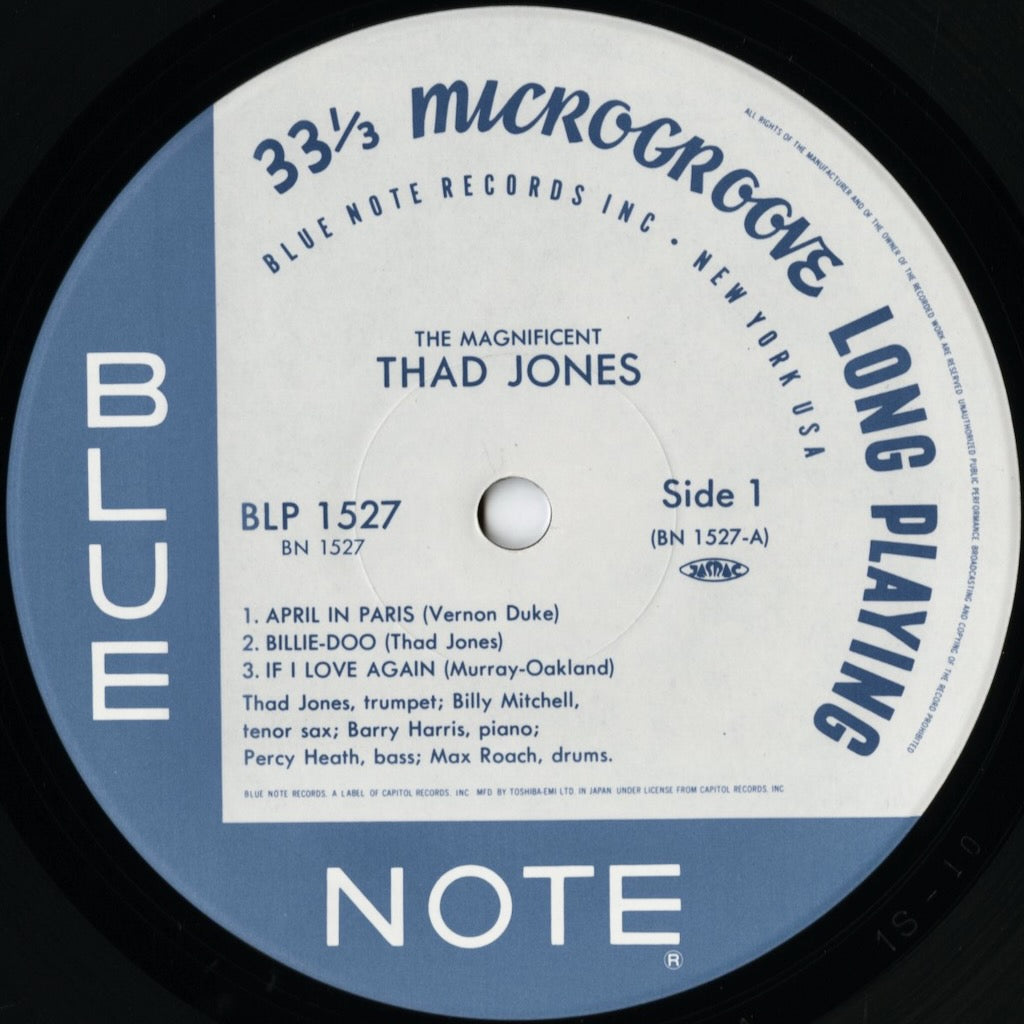 Thad Jones / サド・ジョーンズ / The Magnificent Thad Jones