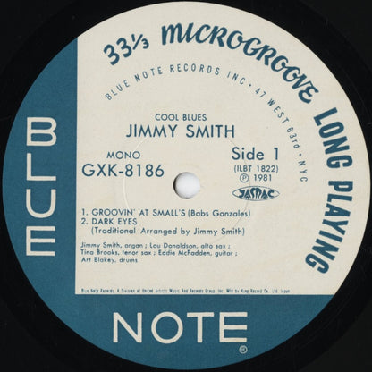 Jimmy Smith - Cool Blues (GXK 8186) 1981 JPN Blue Note - キングレコード｜中古LP