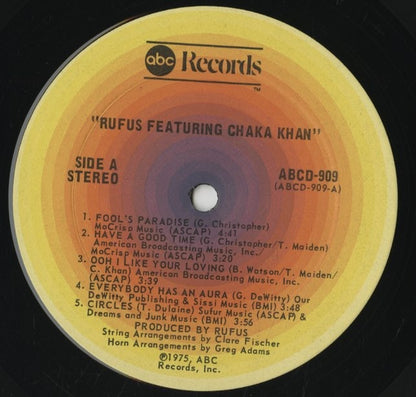 Rufus / ルーファス / Rufus Featuring Chaka Khan (ABCD-909)