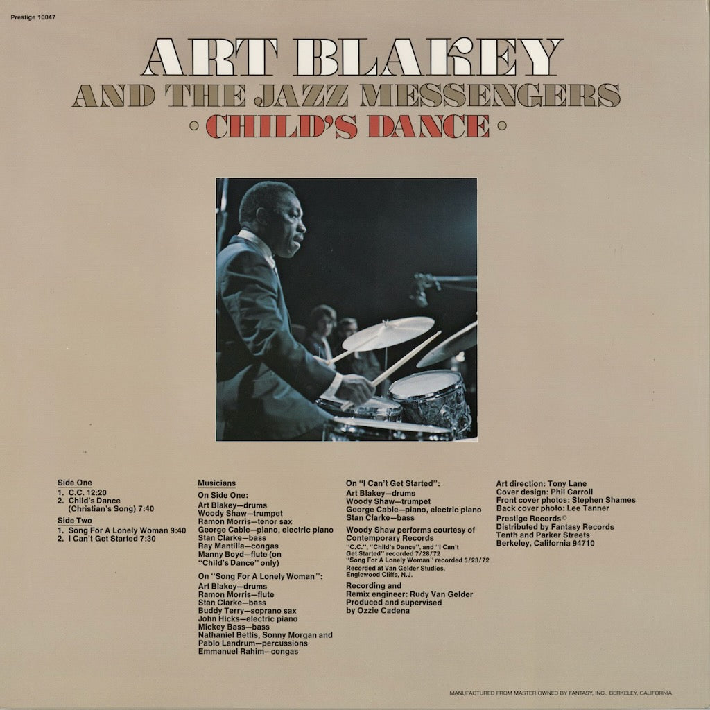 Art Blakey - Child's Dance (P 10047) 1990's US Prestige｜中古LP