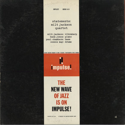 Milt Jackson - Statements (A-14) 1962 US Impulse｜中古LP