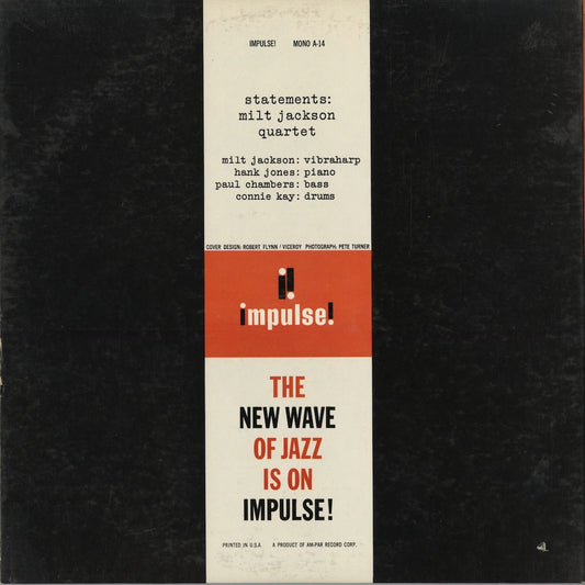 Milt Jackson - Statements (A-14) 1962 US Impulse｜中古LP