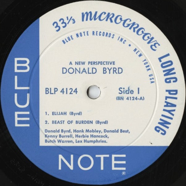Donald Byrd – A New Perspective (BST 84124) LP 1964 US Blue Note | 中古LP