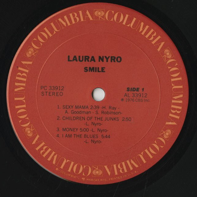 Laura Nyro / ローラ・ニーロ / Smile (PC 33912)