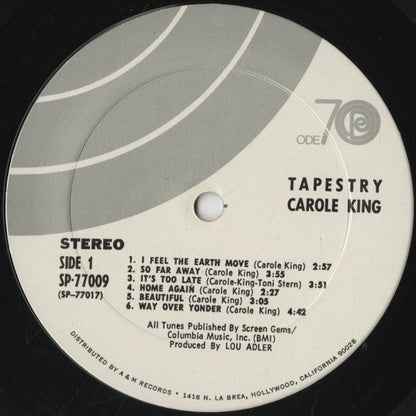 Carole King / キャロル・キング / Tapestry (SP-77009)