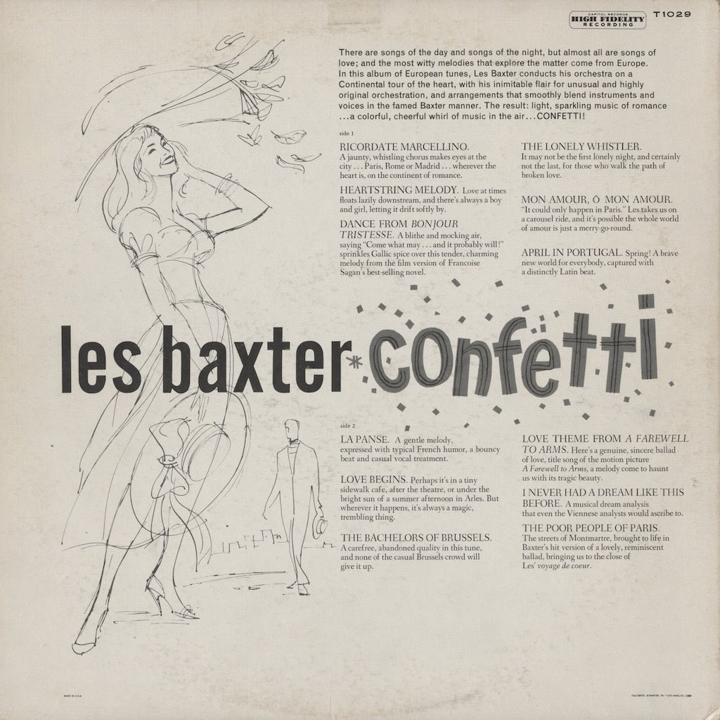 Les Baxter / レス・バクスター / Confetti (T-1029)