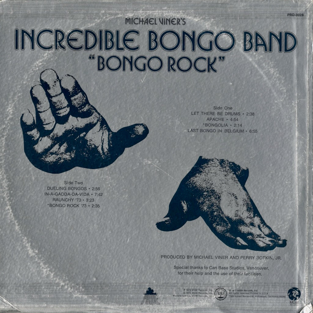 Incredible Bongo Band - Bongo Rock (PRD-0028) LP 1973 US Pride｜中古LP