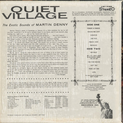 Martin Denny - Quiet Village (LST 7122) 1966 US Liberty STEREO｜中古LP