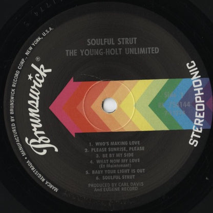 Young Holt Unlimited - Soulful Strut (BL 754144) LP 1968 US Brunswick｜中古LP