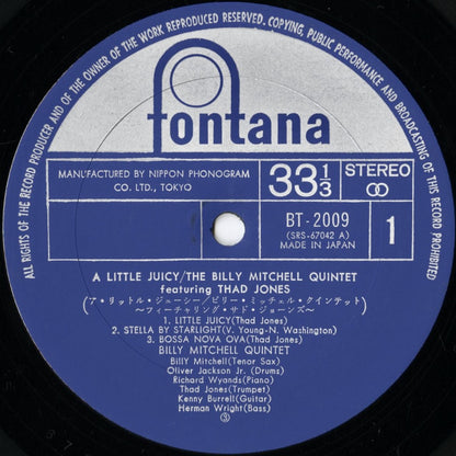 Billy Mitchell / ビリー・ミッチェル / A Little Juicy (BT-2009)