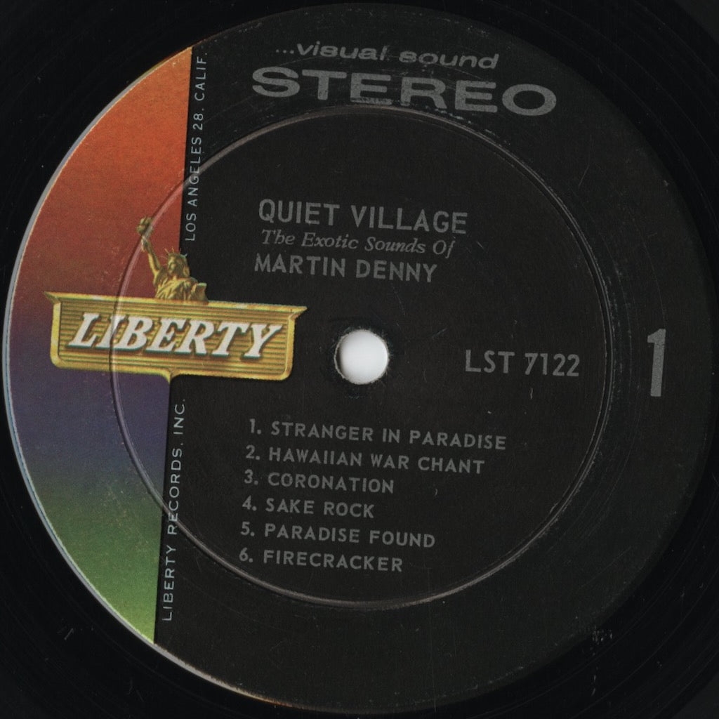Martin Denny - Quiet Village (LST 7122) LP 1960 US Liberty｜中古LP