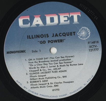 Illinois Jacquet With Milt Buckner & Alan Dawson / Go Power! (LP-773)