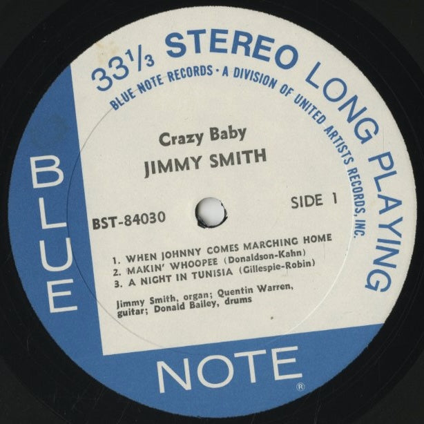 Jimmy Smith / ジミー・スミス / Crazy! Baby (BST-84030)